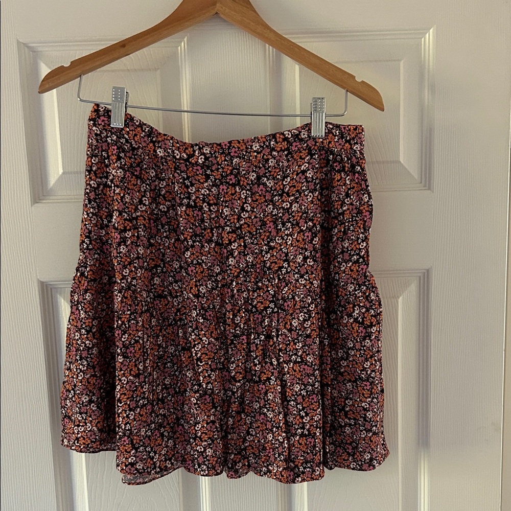 Floral Mini Skirt The Kooples Sz 4